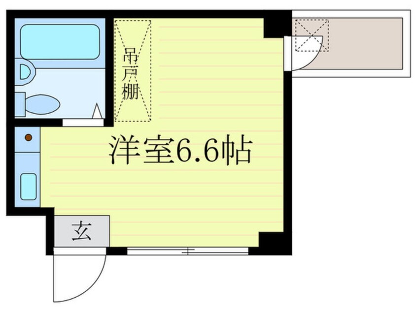 間取図 クレセント聚楽