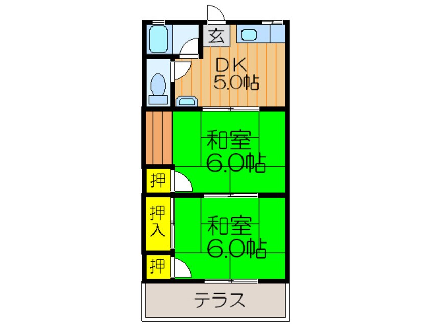 間取図 日晴荘