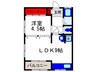第３パ－ルマンション 1LDKの間取り