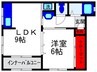 第３パ－ルマンション 1LDKの間取り