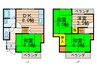 招提南町貸家 4DKの間取り