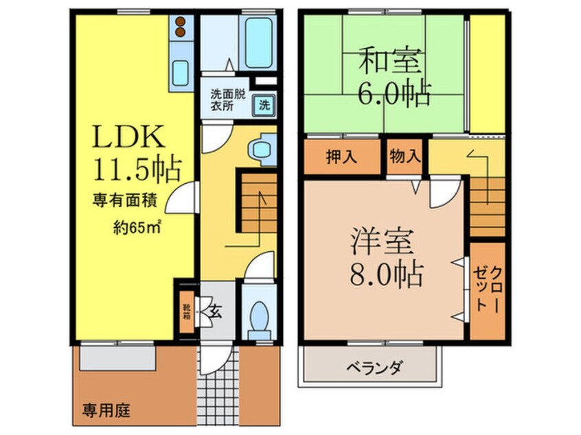 間取図 ガ－デンハイム