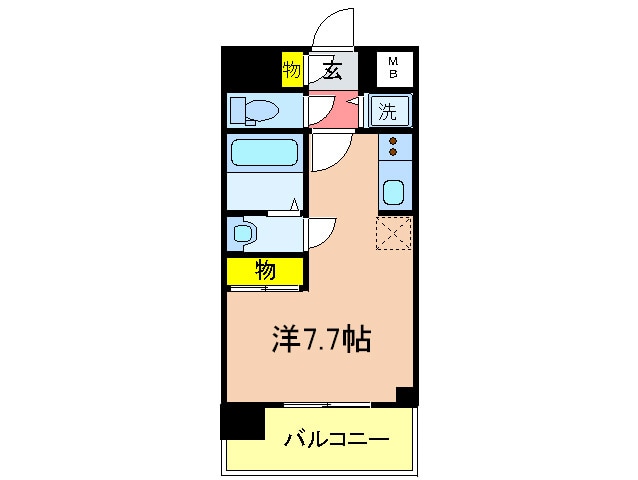 間取り図 アスヴェル兵庫駅前(506)