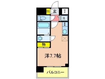 間取図 アスヴェル兵庫駅前(506)