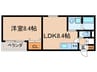 F asecia Rio 1LDKの間取り