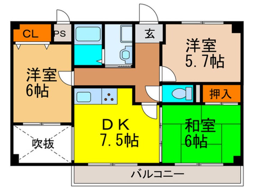 間取図 アペルⅠ