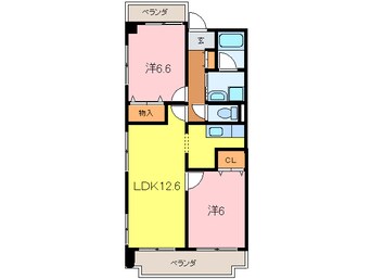 間取図 プランドールＹＡＨＥＩ