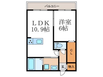 間取図 仮)カーサ・フェリーチェ長岡京