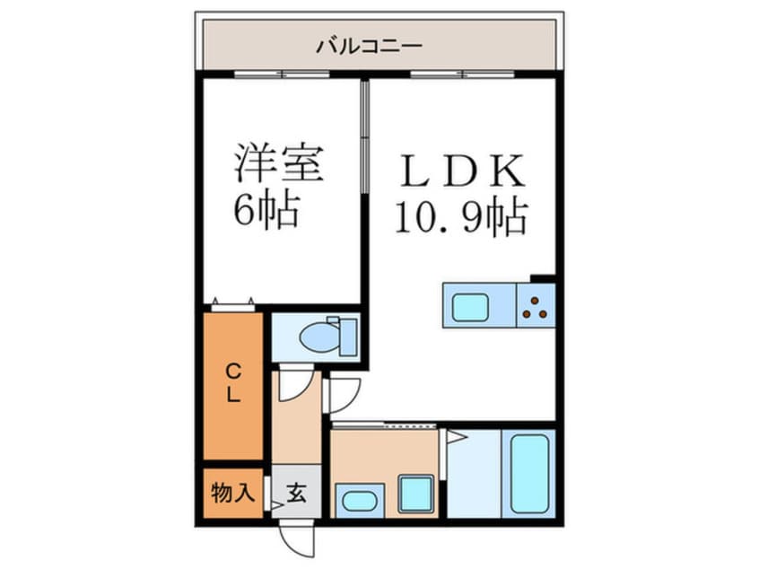 間取図 仮)カーサ・フェリーチェ長岡京