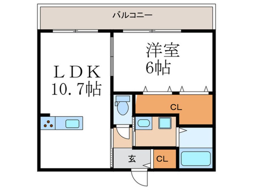 間取図 仮)カーサ・フェリーチェ長岡京