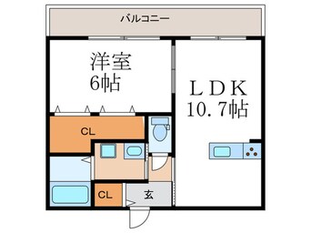 間取図 仮)カーサ・フェリーチェ長岡京