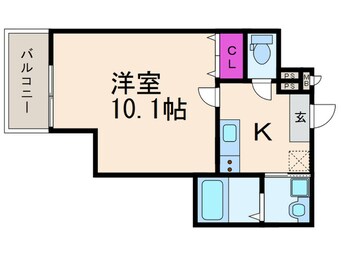 間取図 フジパレス　上牧駅前