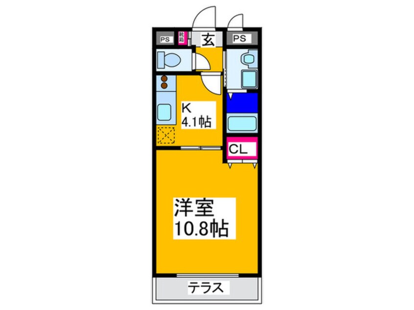 間取図 アム－ルＫＡＴＡＫＵＲＡ