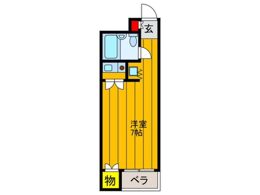 間取図 サウスコ－ト