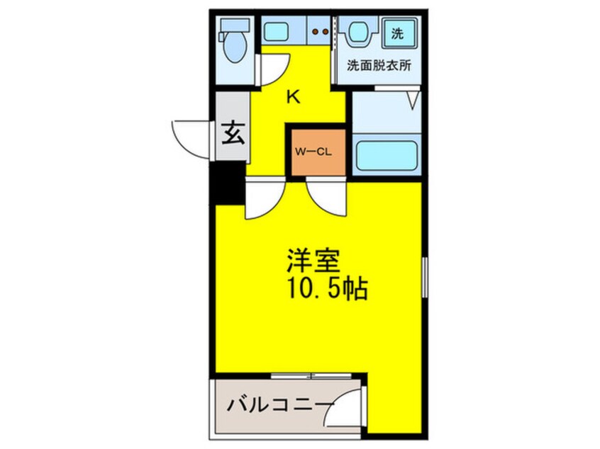 間取図 フジパレス今川EAST