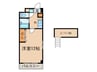 ＯＮＫ36 1Kの間取り