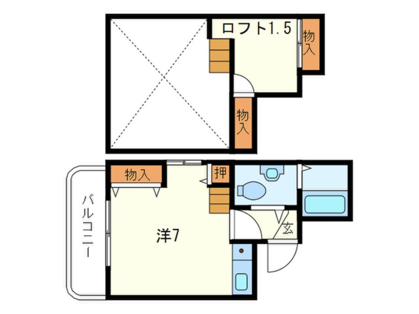 間取図 エルパセオ篠原南