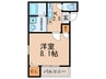 フジパレス今川WEST 1Kの間取り