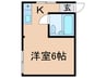 メゾン一刻 1Rの間取り