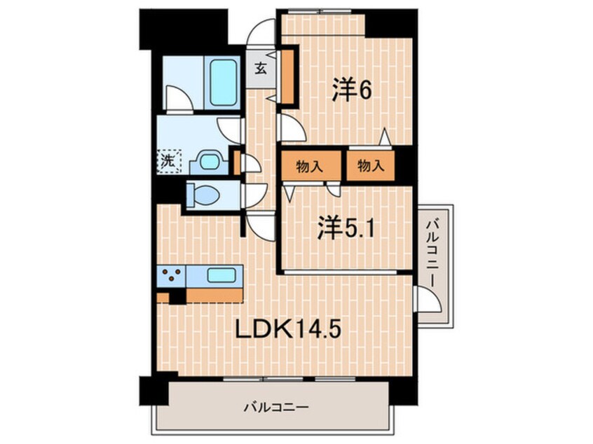 間取図 セリシール夙川苦楽園