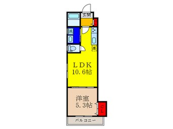 間取図 クリエオーレ若草町Ⅰ