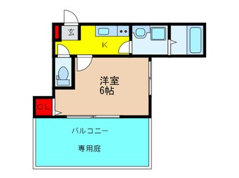 間取図 モダンアパートメント枚方三矢町