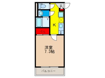 間取図 モダンアパートメント枚方三矢町