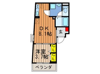 間取図 ミローズ　リッコ