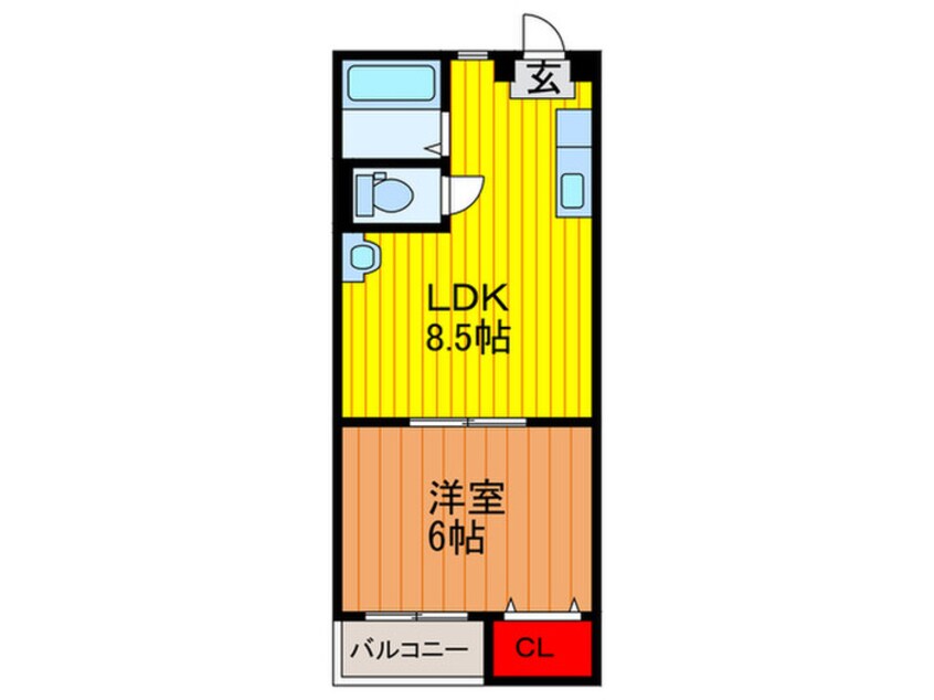 間取図 冨士荘