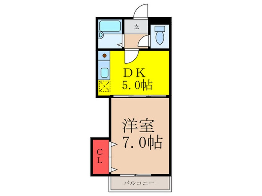 間取図 ダイヤトゥーレ