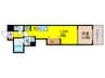 ラフォンテ今川駅前 1LDKの間取り