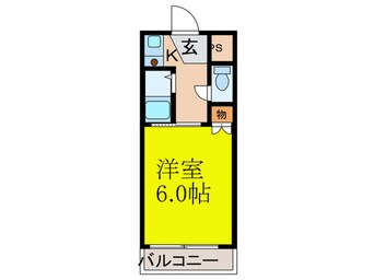 間取図 ﾊｲﾂ金尻