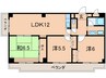 メゾン東山 3LDKの間取り