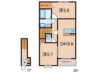 間取図 ウエストヒルズ西六甲