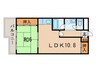Ｓ･Ｉハイツ芦屋 1LDKの間取り