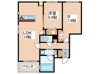 間取図 ベルデパティオ