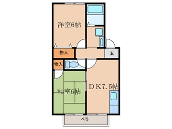 間取図 ＴタウンＣ棟