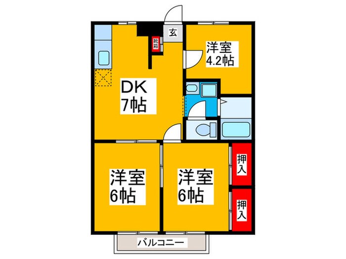 間取り図 エステートピア桐