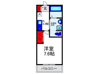 間取図 REGIES柴原阪大前Ⅰ