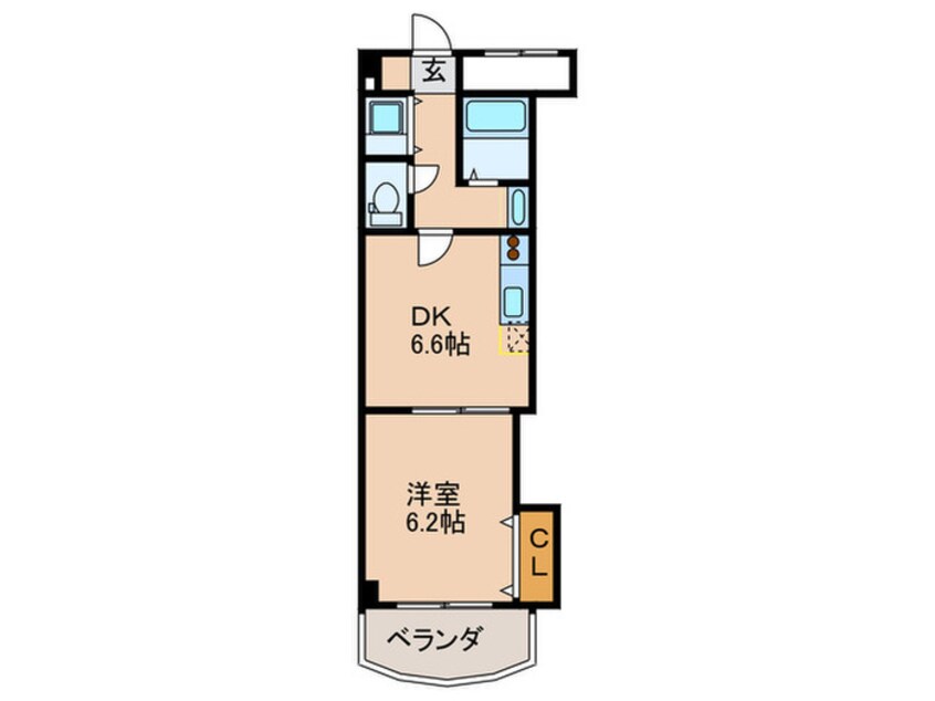 間取図 ﾉﾙﾃﾞﾝﾊｲﾑﾘﾊﾞｰｻｲﾄﾞ十三Ⅱ