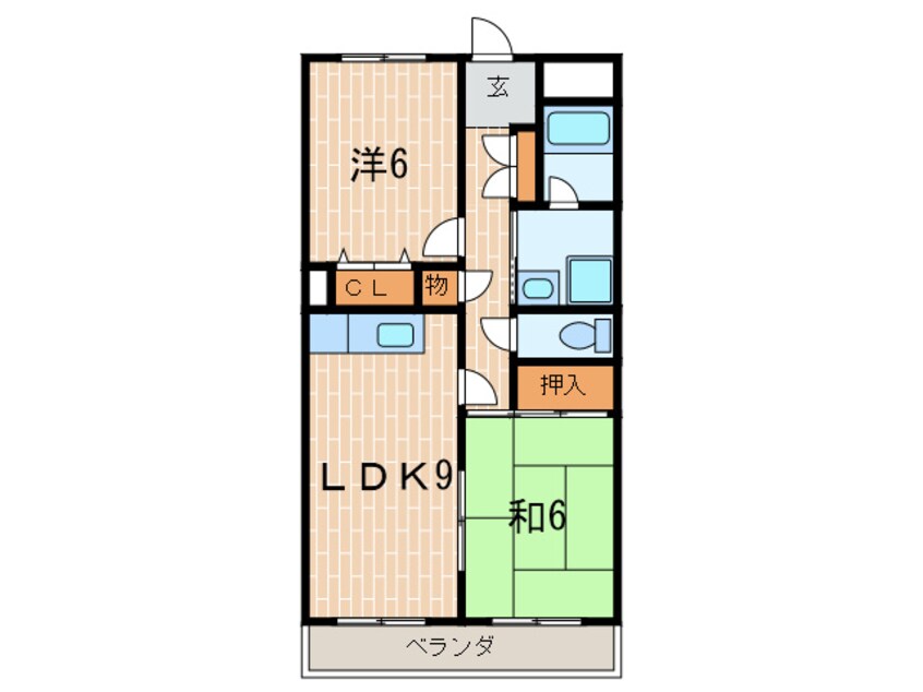 間取図 サムティ伊丹西台