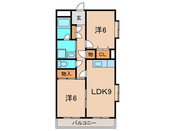 間取図 パークモダン伊丹