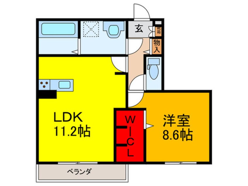 間取図 メゾンクレール