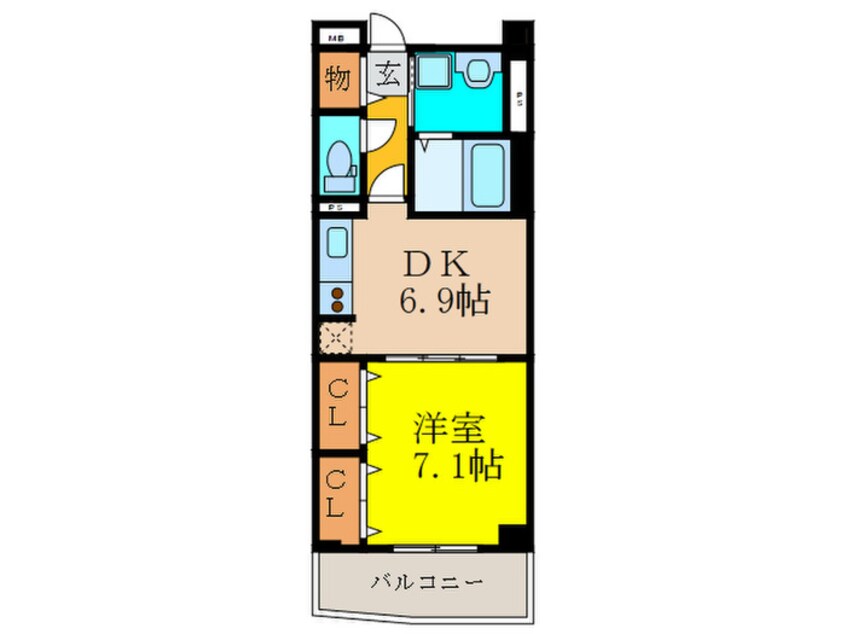 間取図 ノース・エクセレント・春日