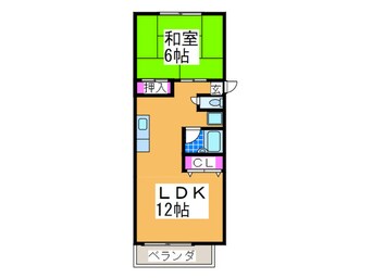 間取図 ジョイフル清水ヶ丘