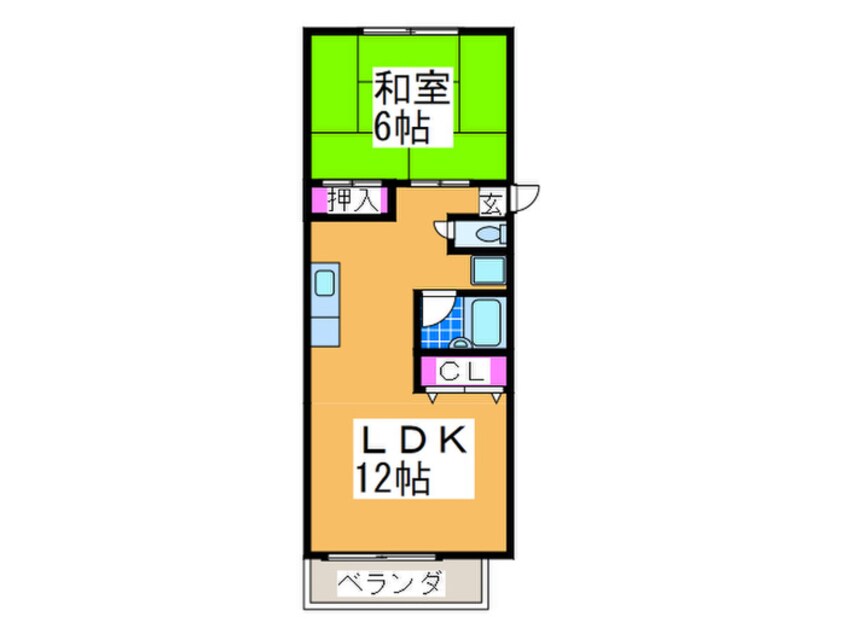 間取図 ジョイフル清水ヶ丘