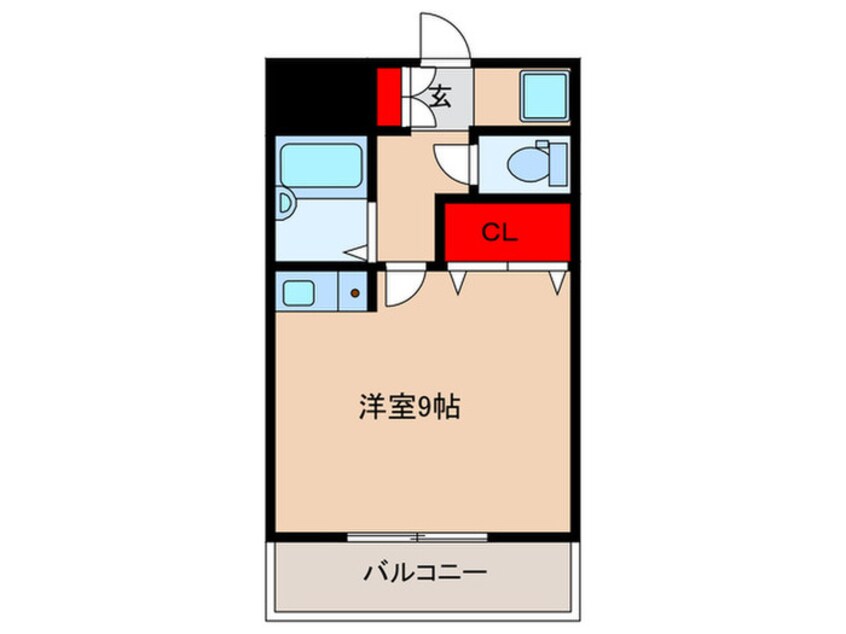 間取図 カサモラ－ダ船場(1－5)