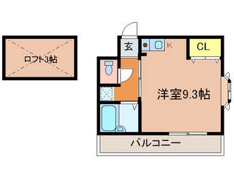 間取図 カサモラ－ダ船場（６－８号室）