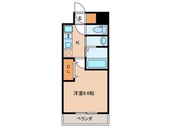 間取図 ｱﾄﾞﾊﾞﾝｽ大阪城東ﾌﾞﾛｰﾄﾞ(703)