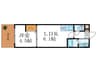 Ｒｅｓｉｄｅｎｃｅ二条洛中庵 1LDKの間取り